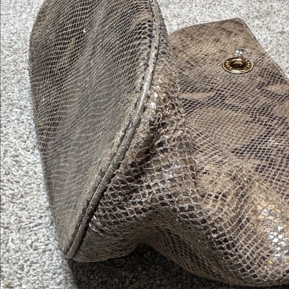 Michael Kors | Jet Set Python Snakeskin Print Lea… - image 11